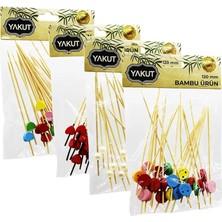 24 Lü Bambu Kokteyl Kürdan 12CM