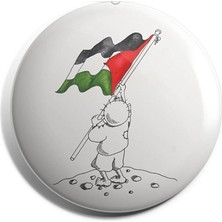 Major Selection Filistin Kudüs Gazze Hanzala Bayrak (2 Adet Rozet)