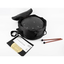 JTN-1213 13 Ses Ton Çelik Handpan Tongue Davulu, 12 Inç, Kırmızı