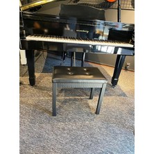 Siyah Ahşap Piyano Taburesi