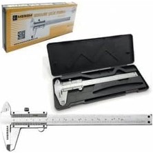 Kutulu Mekanik Çelik Kumpas 150MM Hassas Manuel Ölçü Aleti