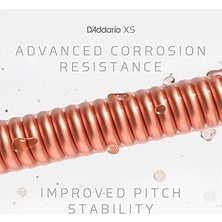 Gitar Telleri - Xs Fosfor Bronz Kaplamalı Rezofonik Gitar Telleri - XSAPB1656 - Doğal Ton ve Hissetme ile Uzatılmış Tel Ömrü - 6 Telli Gitar Için - 16-56 Orta Rezofonik
