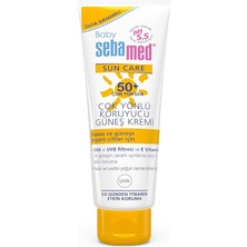 Baby Spf 50+ Uva - Uvb Filtresi ve E Vitamini Etkili Çok Yönlü Koruyucu Çocuk Güneş Kremi 75 ml