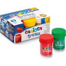 Tempera Suluboya Süper Yıkanabilir 6 * 25 ml 6 Renk Karışık