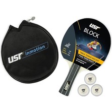 Block-Rc Masa Tenisi Raket + 3 Top + Kılıf Set