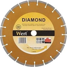 W 2711/125 Granit Mermer Elmas Tesetere, Turuncu/gri (125MM)