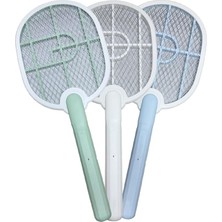 Adet Şarjlı Sinek Raketi, Sinek Sivrisinek Böcek Haşere Öldürücü Raket, Type-C Şarj Girişli