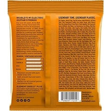 Ball Hybrid Slinky Klasik Rock 'n' Roll Elektro Gitar Telleri, Saf Nikel Yara, 3'lü Ölçü 9-46