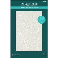 Papercrafts, Inc 3D Kabartma Klasörü Beau Bloom, Opak