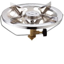 Lüks Lpg'li Kamp Ocağı, Geniş Çember Taşınabilir Ocak, Taşınabilir Gazlı Ocak Başlık, 2,35 Kw Isı Gücü, Krom Kaplama