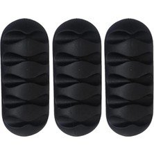 Home 3 Adet 5 Kanallı Kablo Tutucu Sabitleyici