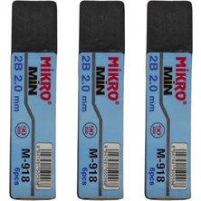 Ucu 2.0mm 2b Mikro 2b Kalem Ucu 2mm Siyah 3 Adet