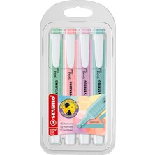 Swing Cool Pastel Marker Işaretleme Kalemi, 4'lü Paket (1 Paket x 4 Adet)