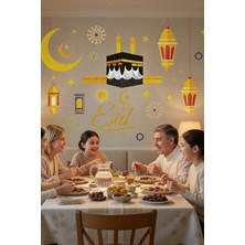 Kt Grup Mübarek Ramazan Ayı Cam ve Duvar Mat Görünümlü Sticker Seti