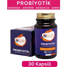 Nsup Probiyotik 30 Tablet Bağırsak Sağlığı Sindirim Destek Flora Denge Bağışıklık Enerji Sağlık Vitamin