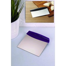 Çelik Hamur Kesici Kazıyıcı Pasta Kek Dekorasyon Spatula Aleti