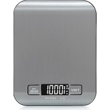 Dijital Mutfak Terazisi – 5000 G / 1 G Hassasiyetli Paslanmaz Çelik Tartı, LCD Ekranlı, Akıllı Otomatik Kapanma Özelliği, Gram, Ons ve Mililitre Ölçer