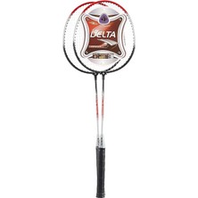 Ds 902 Çantalı Çiftli Badminton Seti , Unisex, Kırmızı, Tek Beden
