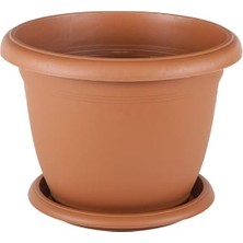 V506 Villa Saksı Set No: 6 5 Litre, 25 Cm, Kiremit