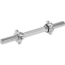 Kısa Krom Halter Barı, Boy 36 Cm, Çap 2.5 Cm, Ağırlık 1.5 kg