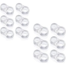 Plastik Kapı Kolu Stoperi, Kapı Arkası Duvar Koruyucu Tampon, Silikon Durdurucu, Pencere Kolu Stoperi (6)