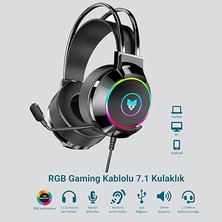 Hero 7.1 USB Rgb Aydınlatmalı Mikrofonlu Gaming Oyuncu Kulaklığı