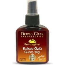 Cure Dermo Clean Kakao Özlü Bronzlaştırıcı Güneş Yağı 100 Mililitre