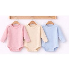 Can Baby %100 Organik Pamuk Bebek Body 3’lü Set Uzun Kollu – Unisex