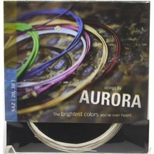 Uzun Sap 0,20 Uzun Saz Teli - Mızrap Hediyeli Aurora Bağlama Teli