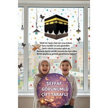 Kt Grup Ramazan Iftar Sofrası Dua ve Kabe Temalı Ramazan Ayı Mat Görünümlü Sticker Seti
