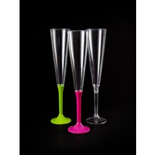 At Kristal Şampanya Kadehi 10'lu-Yeşil