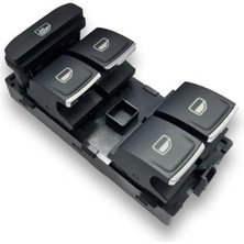 Sol Ön Kapı Dörtlü Cam Düğmesi Krom 5G0959857E Vw Tiguan ile Uyumlu 2016-2020