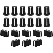 Techtools Chroma Caps Pro Pack (Black) | Chroma Caps Pro Paketi: 12X 90º Super Knobs, 5x Fader Pro, 3x Magvel Fader Pro.