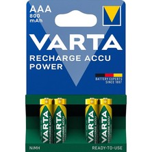 Recharge Accu Power Aaa 800MAH Blister 4