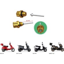 Özerdem Kuba Scooter Motosiklet -Akalite- Yağ Seviye Çubuğu Gold