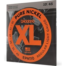 EPN110 Elektro Gitar Tel Seti, Xl, 10-45, Pure Nickel, Re