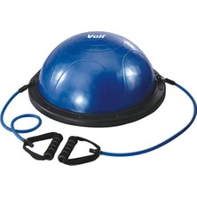 1837 Bosu Topu, 59CM Denge Aleti, Çekme Ipli Balance Ball, Pompa Hediyeli