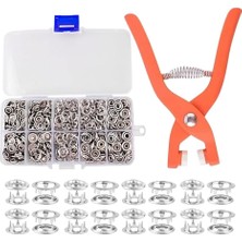 Çıt Çıt Düğme Takma Çakma Aparatı Makinesi ve 100 Adet Çıt Çıt