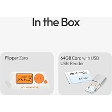 Zero Set | Flipper Zero | 64 GB Microsd Kart | Sd Kart Okuyucu Adaptörü
