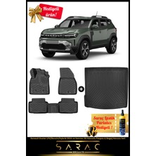 Srcmats Renault Duster LPG/Benzin/Hybrid 2024 ve Sonrası Havuz Paspas&Bagaj Set+(Hediyeli!)
