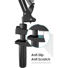 Hareketli Masa Tablet ve Telefon Tutacağı Youtuber Twitch Yayıncı Standı Ev ve Ofis Kullanımına Uygun Öğrenci Ev Hanımı Çalışan Için Tablet Tutucu J1