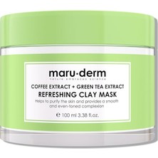 Kahve Özü + Yeşil Çay Özü Ferahlatıcı Kil Maskesi 100 ml