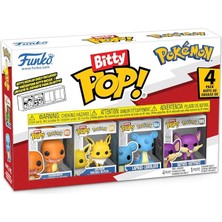 Bitty Pop: Pokemon- Charmander 4'lü Paket, Oyuncak Figür