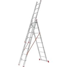 Endüstri 3 * 2 Metre A Tipi Sürgülü Alüminyum Merdiven