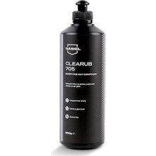 Clearub 705 Araç Çizik,hare Giderici Pasta CILA-500 Gr-Boya Koruma Parlatma Wax, Detailing, Güçlü Çizik Alıcı Araç Pasta Cila, Boya Koruyucu ve Parlatıcı Oto Polisaj