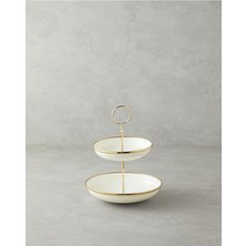 Home Petite Emaye Katlı Servis 14X16 cm Krem