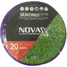 Novax Ekolüks Silikon Pvc Bahçe Hortumu 1/2 20MT