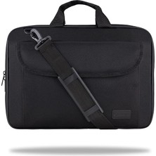 C100 15.6 Inch Wtx Pro Su Geçirmez Kumaş Tam Açılır Laptop, Notebook Çantası – Siyah