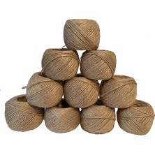 10 x 100 M Jüt Ip, Ip, Doğal, Bahçe, Bitkiler, El Işi Için, Paket Ipi