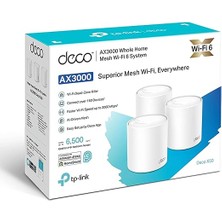 Deco X50(3-PACK), AX3000 Tüm Ev Mesh Wifi 6 Sistemi